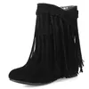 2022 novas botas curtas femininas casuais com franjas tamanho botas femininas uma geração de JGB2022N011018