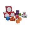Dados Cuadrados Biselados Impresos en Color Blanco y Negro Material A/b Juguetes de Sellado para Niños Bloques de Construcción Cuadrados Especificaciones Se Pueden Personalizar