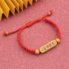 Ser No. 1 en el examen de ingreso a la universidad Pulsera Estudiante Examen Oración Cuerda Roja Tejida a Mano Cuerda de Mano Pequeños Regalos para Cada Examen