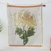 Toalla Nueva de Jacquard de Gasa, Toalla Cuadrada Floral de Algodón Puro para Lavar la Cara, Toalla de Mano para Colgar, Toalla Cuadrada de Gasa de Algodón Puro para Bebé