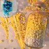Garrafa dos Desejos Garrafa de Vidro Estrelas da Sorte Tiras de Origami Amarelo Degradê DIY 520 Presente de Aniversário Garrafa dos Desejos Garrafa de Mensagem