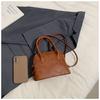 Bolso de concha, elegante y sencillo, bandolera, bolso de hombro, 2024, nuevo bolso de mano, estilo extranjero, otoño e invierno, textura, moda.