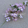 Ramo largo de simulación de cuatro flores para crear un ambiente hogareño, decoración con sentido de la fotografía, accesorios para bodas, arreglos florales para auditorios de bodas, paisajismo suave.