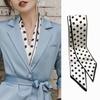 Bufanda de Seda Diagonal Estilo Nuevo Otoño 2026 Versión Coreana Estampada Versátil Bufanda para Cuello Correa para Bolso Diadema Larga para Mujeres