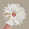 Goma para el pelo de lunares florales de hada atmosférica para mujer, estilo coreano, nicho, cuerda para el pelo, flor de pelo elegante