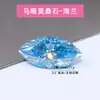 Moissanita de Ojo de Caballo de Colores de Alta Calidad 0.5-3 Quilates Corte Fantasía Moissanita de Ojo de Caballo Piedra Suelta Venta al por Mayor Pluma para Fijación de Diamantes