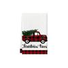 Toalla de Navidad Papá Noel Árbol de Navidad Exportación Transfronteriza Personalizada Dropshipping Toalla de Regalo Trapo de Limpieza de Cocina