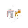 Dinghui Aplicable Universal Clip de Manija de Puerta de Consola Central de Coche Varilla de Soporte de Cerradura de Puerta Posicionador Hebilla de Pin de Tubería de Aceite