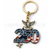 Novo Modelo Transfronteiriço: Medalha Comemorativa do 250º Aniversário dos Estados Unidos Pingente Chaveiro de Acrílico 2D