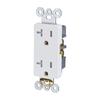 Serie norteamericana Toma de corriente de calibre americano Toma blanca estándar para el hogar americano con TR 20A 125V Toma de pared de calibre americano UL