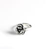 2022 Novo Dark Rose Anti-Wolf Finger Ring Spin One Twist Autodefesa Spike Anel de autodefesa Anel aberto