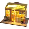 Tianyu DIY Cabina Cabina Tienda de Comida y Juego Serie Lindo Creativo Ensamblado a Mano Tienda Regalo de Cumpleaños