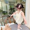 Novo Macacão de Verão com Alça para Bebê Roupa de Bebê para Menina Macacão de Escalada Roupa Fina para Recém-Nascido Moderna