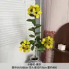 Flores de vinca artificiais de novo estilo para decoração de casa e hotel, arranjos para cenas de casamento e salões de cerimônia, flores artificiais para atacado