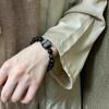 Pulsera Unisex de Ónice con Cuentas de León Despertando, Nuevo Estilo Transfronterizo para el Año de Nacimiento, Pulsera de Alta Gama Hecha a Mano, Pulsera de Moda