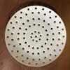 Prato de Dumpling de Cerâmica Criativo Doméstico Bandeja de Cozimento com Múltiplos Furos Bandeja de Drenagem Suporte para Cozinhar Frutos do Mar Grelha de Cozimento Folha de Cozimento Bandeja de Frutas Grelha