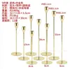 Enfeites de Suporte de Vela Estilo Europeu, Conjunto de Três Peças de Velas de Mesa de Jantar de Luxo, Decorações Galvanizadas para Casamento, Suporte de Vela de Metal