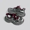Zapatos Deportivos Casuales de Malla Ankora Red Populares Tipo Papá 2024 Nuevos de Suela Gruesa para Aumentar Altura Versátiles Otoño e Invierno