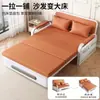 Sofá cama plegable de doble uso nuevo integrado sala de estar balcón apartamento pequeño celebridad de internet 2025 multifuncional retráctil