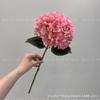 Hortensia hidratante de tacto real, decoración de boda, exhibición floral suave para hotel, decoración de mesa de sala de estar, fotografía de flores falsas