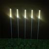 Luz luminosa LED de caña, luz de enchufe de tierra, luz de paisaje para exteriores, decoración de césped de caña para lugar escénico, luz de paisaje, diseño para escenario y boda
