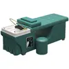 Cama de Champú de Masaje Estilo Tailandés para Salones de Peluquería, Especializada para Terapia Capilar, Peluquería, Limpieza de Oídos, Circulación de Agua, Vaporización y Masaje