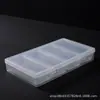 Nueva Caja Transparente 1+4 Caja dentro de Caja Pieza de Arte de Uñas Pestañas Postizas Caja de Plástico para Almacenamiento de Equipo de Pesca con Cuentas Caja de Exhibición de Muestras