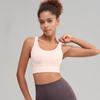 Ropa de Yoga Sujetador Deportivo de Espalda Cruzada para Mujer a Prueba de Golpes Anticaída Push-up Sujetador de Yoga Chaleco de Fitness Alta Resistencia