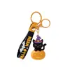 Chaveiro de PVC Desenho Animado de Halloween Fantasma Abóbora Gato Preto Boneco Pingente de Bolsa Festival Pequenos Presentes Venda por Atacado