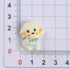 Novos Acessórios DIY Fofos de Cachorro de Pão, Ímãs de Geladeira, Acessórios de Resina Cola Creme, Materiais para Capa de Celular