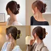 Elegante Pinza Grande de Tiburón Acrílica para Cabello Grueso, Accesorio de Cabello Femenino, Pasador Simple para la Parte Trasera de la Cabeza
