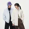 Nuevo producto de primavera y otoño: Chaqueta patchwork con cuello alto para hombre y mujer, marca de moda, prenda exterior dopamina elegante y versátil para adolescentes