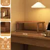 Estante de Almacenamiento Portavasos de Mesa, Estante Estrecho Pequeño para Tazas de Té de Encimera de Mesa de Comedor, Portavasos de Doble Capa, Estante de Almacenamiento para Juego de Té de Escritorio
