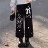 Conjunto de Sudadera con Cuello Polo Patchwork y Pantalones de Pierna Ancha con Encaje de Moda para Niñas, Lindo, para Primavera y Otoño 2026