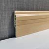 Rodapié de PVC con Clavo Oculto Tira Antipolvo Base de Fibra de Bambú Borde Invisible Estilo Moderno Piso con Borde a Presión