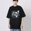 Camiseta de manga curta 100% algodão, moda masculina, combinando com todas as marcas de moda, meia manga, estilo Hong Kong, meia manga, hip hop masculino, atacado