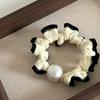 Máscara de Encaje de Moda Retro de Gama Alta Anillo para el Cabello Circular Cuerda para el Cabello Nueva Cuerda para la Cabeza Estuche de Cuero