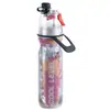 Taza de Spray Portátil de PE, Botella de Agua con Spray Multifuncional para Deportes al Aire Libre, Taza de Agua con Spray de Doble Capa para Mantener el Frío, Botella de Agua para Ciclismo