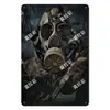 Pintura Metálica Mecánica Cyberpunk en Lata, Colgante de Pared para Decoración de Paredes del Hogar con Temática de Videojuegos, Venta Directa de Fabricantes Transfronterizos