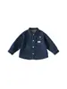 Chaqueta para niño Bangxuan Huzhou Zhili, top holgado para niño pequeño, ropa de otoño para bebé, chaqueta vaquera infantil de color liso