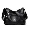 Bolso de Hombro para Mujer de Edad Media 2025 Nuevo Estilo Bolso Cruzado de Moda Simple Estilo Coreano Piel Suave de PU Bolso Cuadrado Pequeño