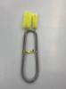 Cepillo de resorte de acero inoxidable Spot Cepillo de tubo de nailon en forma de U Cepillo de limpieza para peceras de acuario Cepillo de limpieza