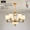 Novo lustre grande estilo chinês para vilas duplex, iluminação minimalista moderna para sala de jantar, sala de estar e mezanino em casas de construção própria