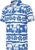 Nueva Camisa Polo para Hombre Amazon Transfronteriza Europea y Americana de Manga Corta de Secado Rápido Camisa de Golf Hawaiana 3D