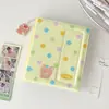 Álbum de Fotos de Cartoon Hisocute Life com Quatro Painéis Livro de Armazenamento de Ingressos e Recibos de Quatro Grades Álbum de Coleção de Cartões Postais de 5 polegadas
