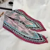 Lenço de Seda Coreano Fácil de Cuidar e Resistente a Amassados, Lenço Decorativo Pequeno para Pescoço com Padrão Paisley Listrado Bolinhas Diamante Fashion Retrô, Lenço de Cabeça, Lenço