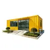 Estación ciudad contenedor creativa, puesto de venta móvil multifuncional para exteriores, estación de servicio de conveniencia en calle comercial