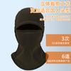 Mascarilla de Ciclismo de Otoño e Invierno, Capucha Todo en Uno a Prueba de Viento y Cálida, Gorro de Polar más Forro Polar, Capucha Deportiva Multifuncional Cálida
