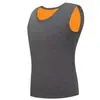 Chaleco cálido para hombre, forrado de polar, ropa interior de otoño e invierno para hombre, camiseta de capa base, chaleco de algodón para interior, ropa de otoño