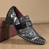 Superventas de Amazon Hebilla de Hierro Transfronteriza Zapatos de Cuero para Hombre Talla Grande Formal Negocios Casual Zapatos de Cuero Hombre 651202